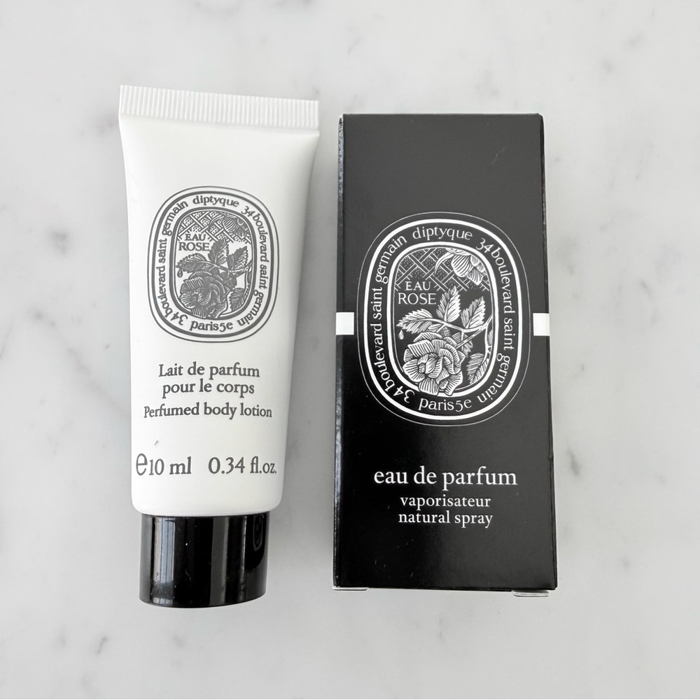 Diptyque Eau Rose EDP and Eau Rose Body Lotion - Bundle of 2